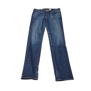 AG Adriano Goldschmied Stilt Cigarette Jeans Blue 29R L30 Made in USA